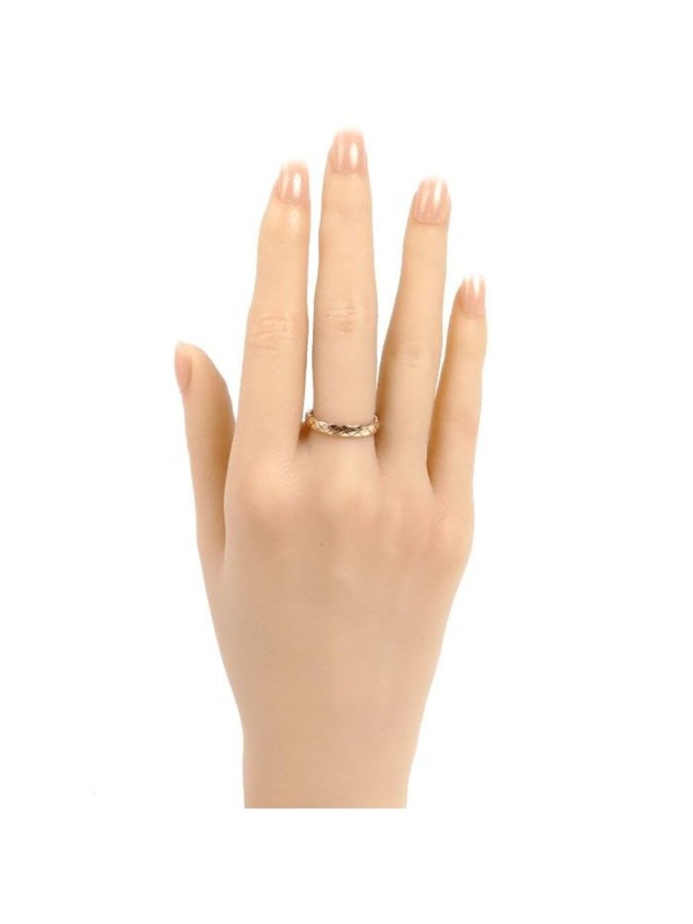 Chanel 18k Pink Gold Coco Crush Mini Ring - Picture 8 of 9